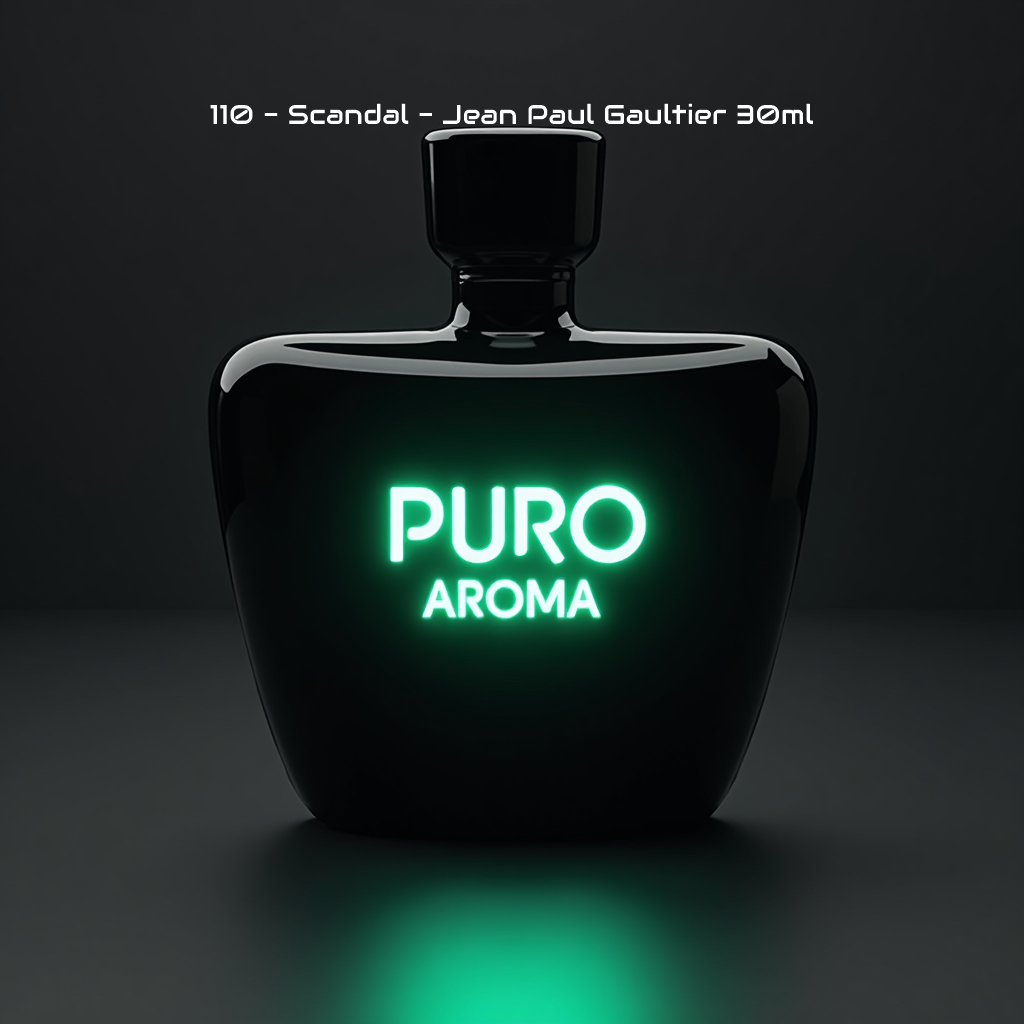 Perfume Nº 110 Femenino - Chipre Floral - Jean Paul Gaultier Scandal - Miel, Dulce, Cítrico, Pachulí, Floral Blanco