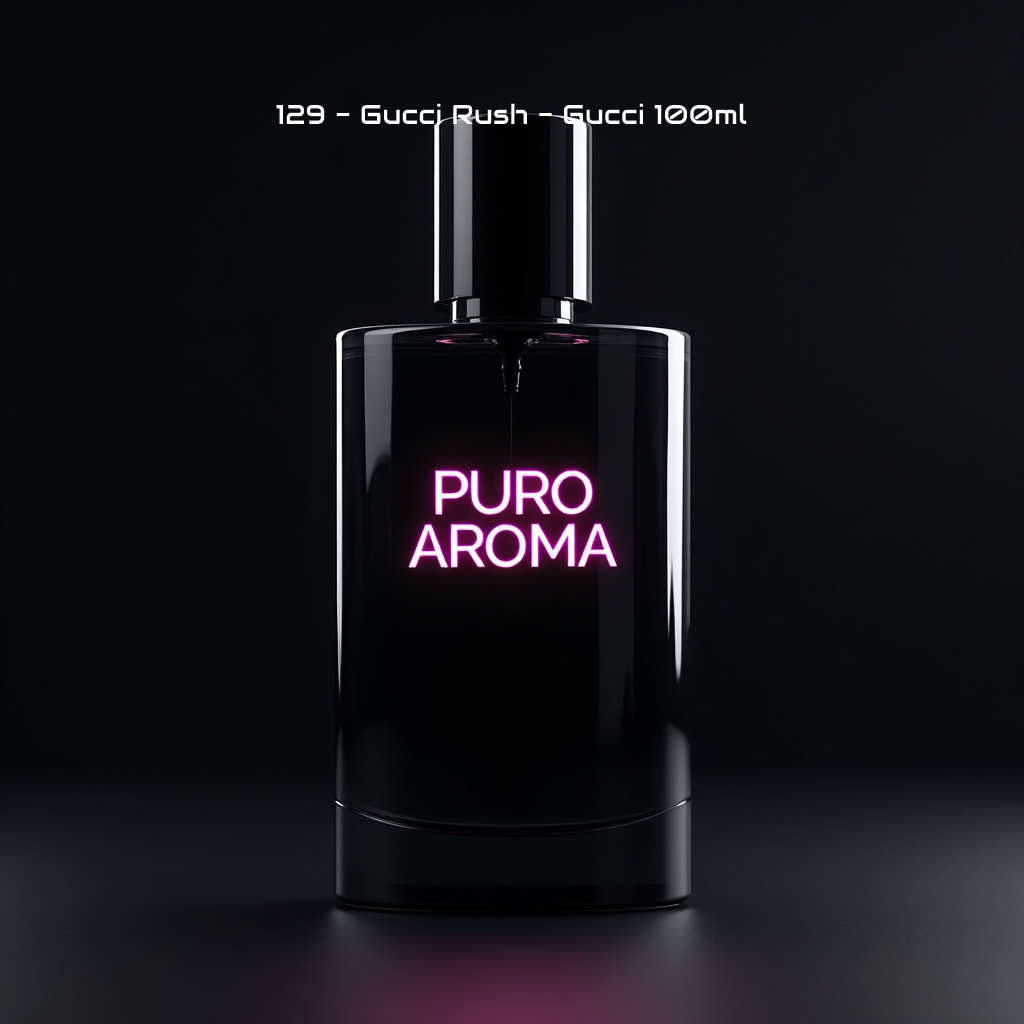 Perfume Nº 129 Femenino - Chipre Frutal - Gucci Gucci Rush - Afrutado, Pachulí, Floral Blanco, Vainilla, Amaderado