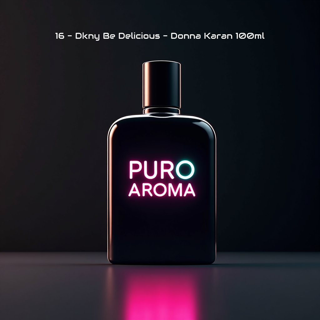 Perfume Nº 16 Femenino - Floral Frutal - Donna Karan Dkny Be Delicious - Cítrico, Amaderado, Fresco, Aromático, Afrutado