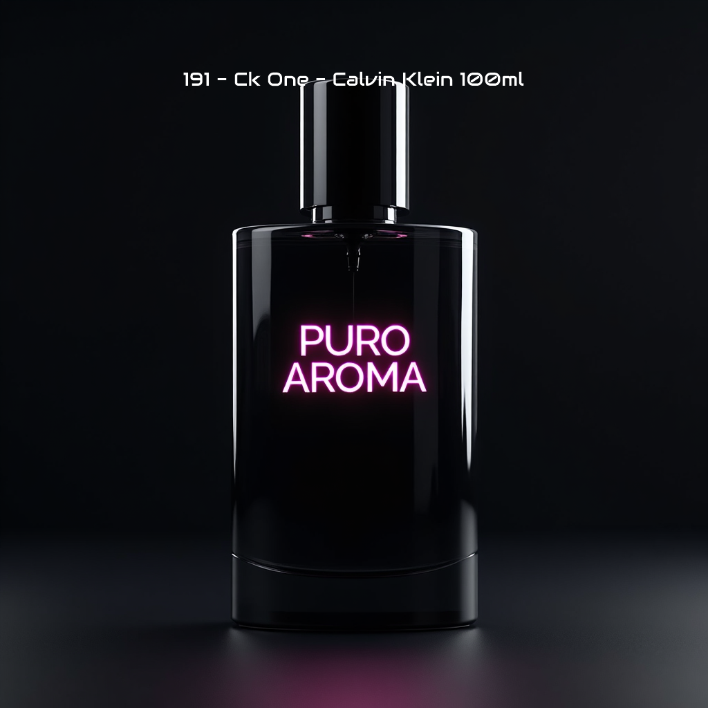 Perfume Nº 191 Unisex - Cítrica Aromática - Calvin Klein Ck One - Cítrico, Verde, Té, Amaderado, Fresco