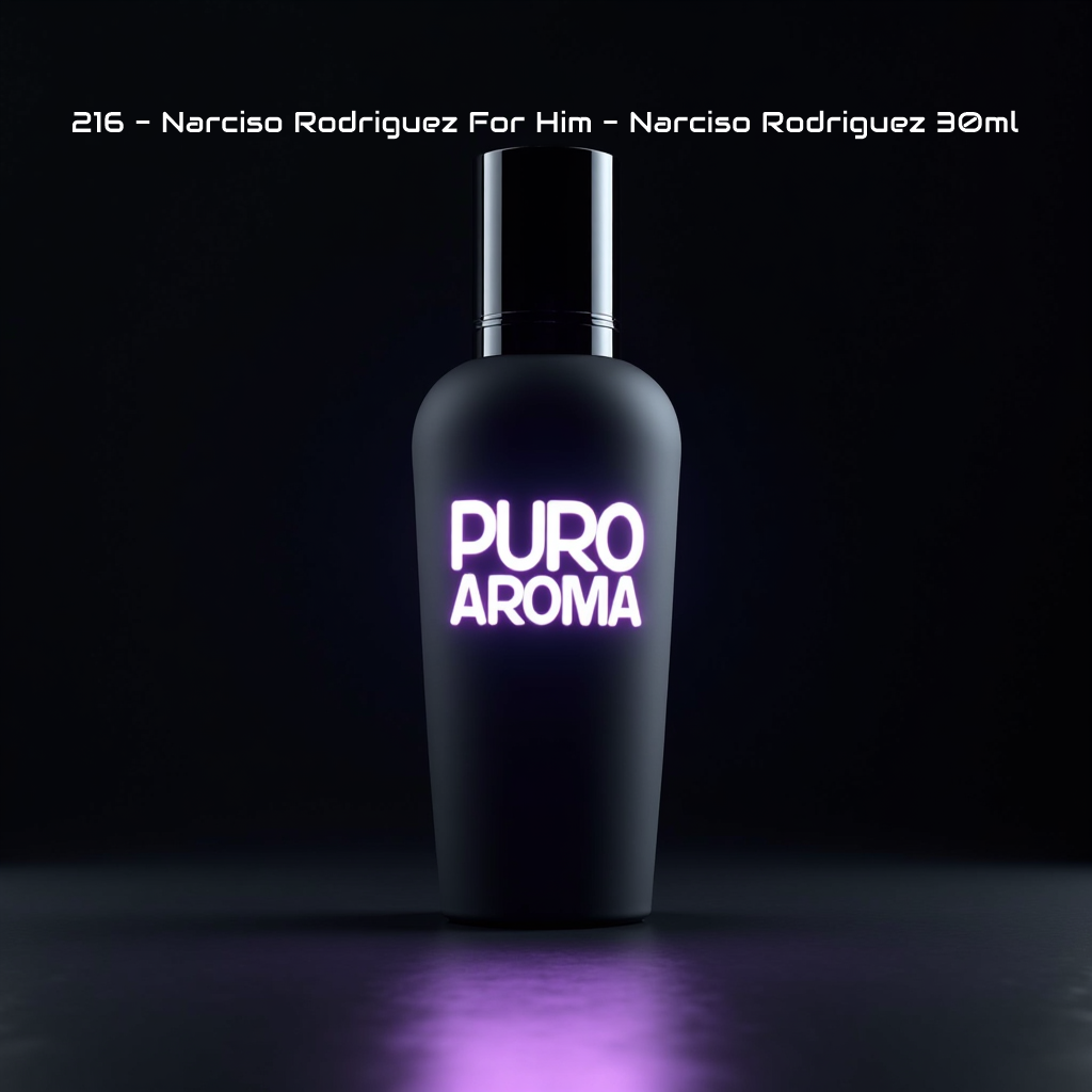 Perfume Nº 216 Masculino - Aromática Fougère - Narciso Rodriguez Narciso Rodriguez For Him - Almizclado, Atalcado, Terroso, Violeta, Amaderado