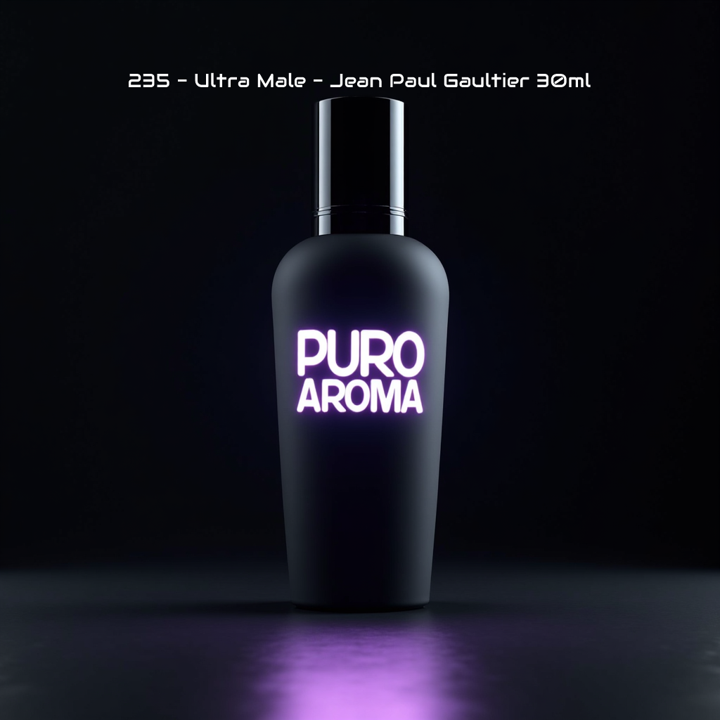 Perfume Nº 235 Masculino - Oriental Fougére - Jean Paul Gaultier Ultra Male - Afrutado, Vainilla, Dulce, Cálido Especiado, Pera