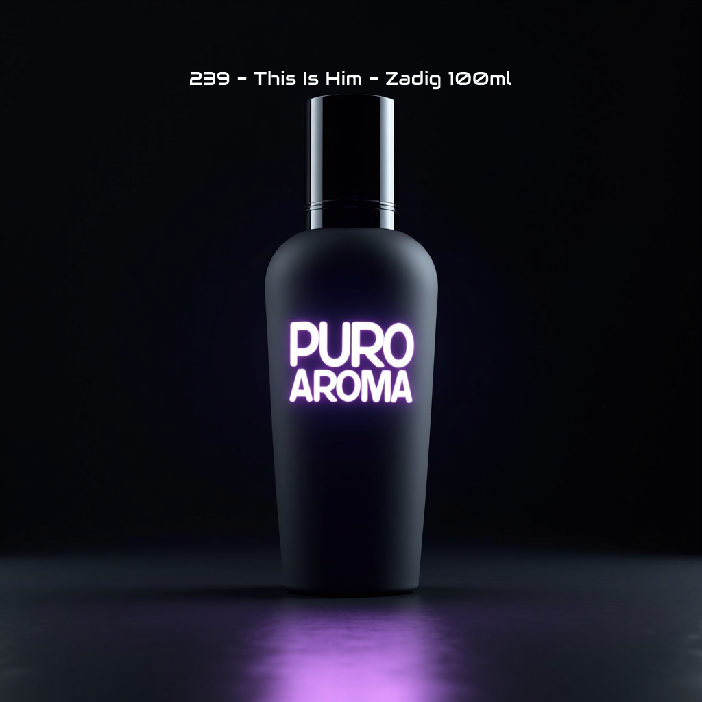 Perfume Nº 239 Masculino - Oriental Floral - Zadig This Is Him - Vainilla, Amaderado, Sándalo, Incienso, Ámbar