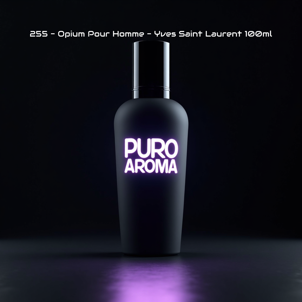 Perfume Nº 255 Masculino - Oriental Especiada - Yves Saint Laurent Opium Pour Homme - Cálido Especiado, Ámbar, Aromático, Anís, Balsámico