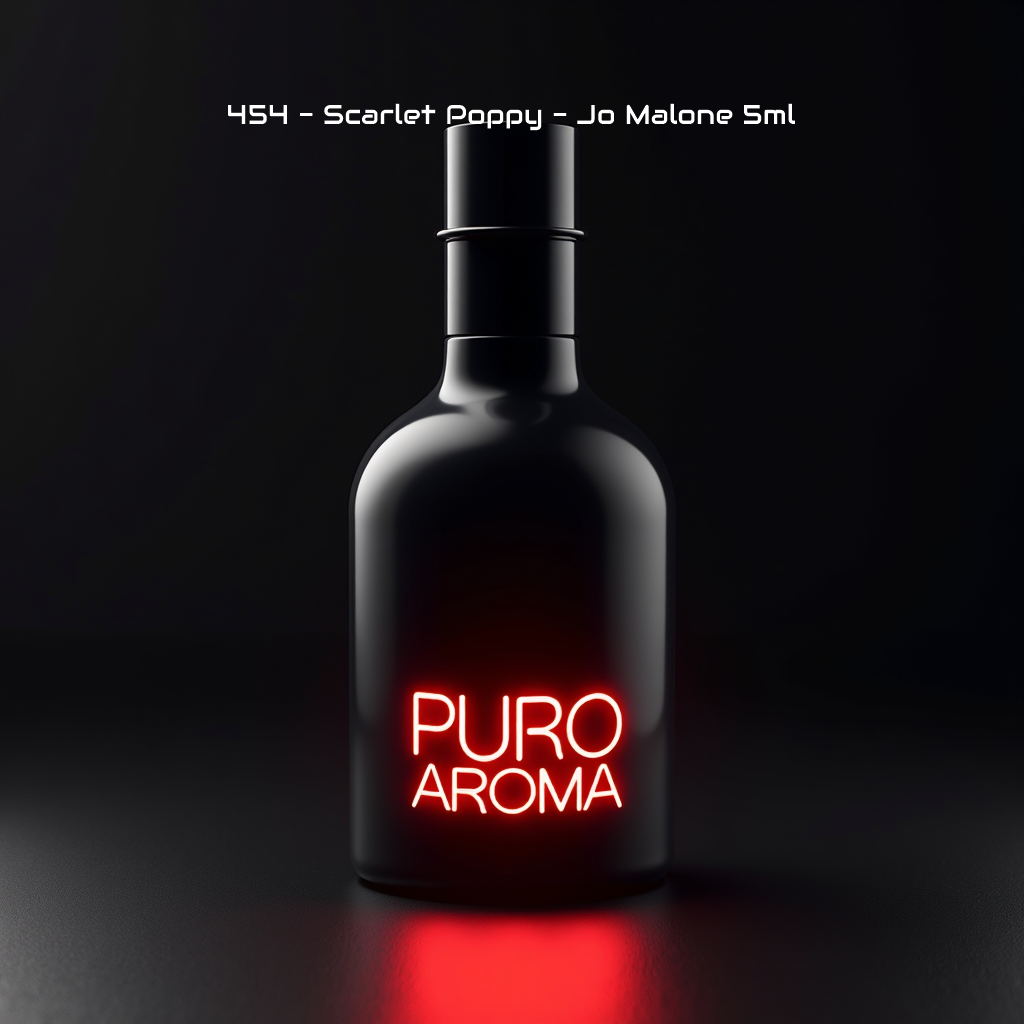 NICHO - Perfume Nº 454 Unisex - Oriental Floral  - Jo Malone Scarlet Poppy - Atalcado, Ámbar, Floral, Dulce, Haba Tonka