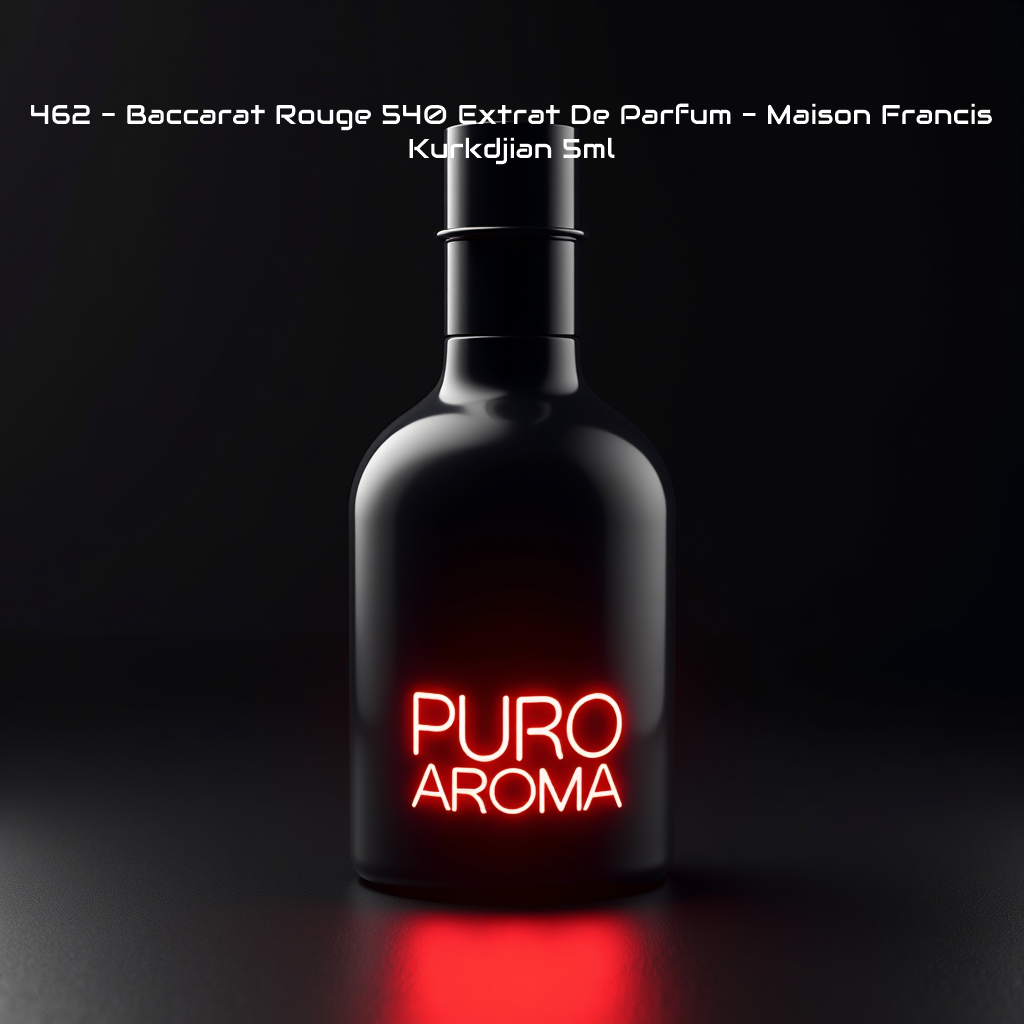 NICHO - Perfume Nº 462 Unisex - Ámbar Amaderada Floral  - Maison Francis Kurkdjian Baccarat Rouge 540 Extrat De Parfum - Ámbar, Almendrado, Cálido Especiado, Amaderado, Afrutado