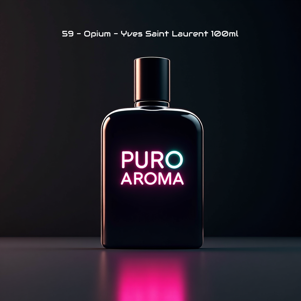 Perfume Nº 59 Femenino - Oriental Especiada - Yves Saint Laurent Opium - Cálido Especiado, Ámbar, Balsámico, Amaderado, Ahumado (Oriental Especiado)