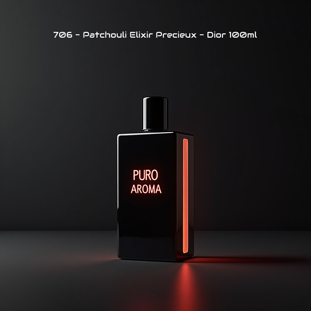 NICHO - Perfume Nº 706 Unisex - Chipre Amaderada  - Dior Patchouli Elixir Precieux - Pachulí, Amaderado, Cálido Especiado, Terroso, Ámbar