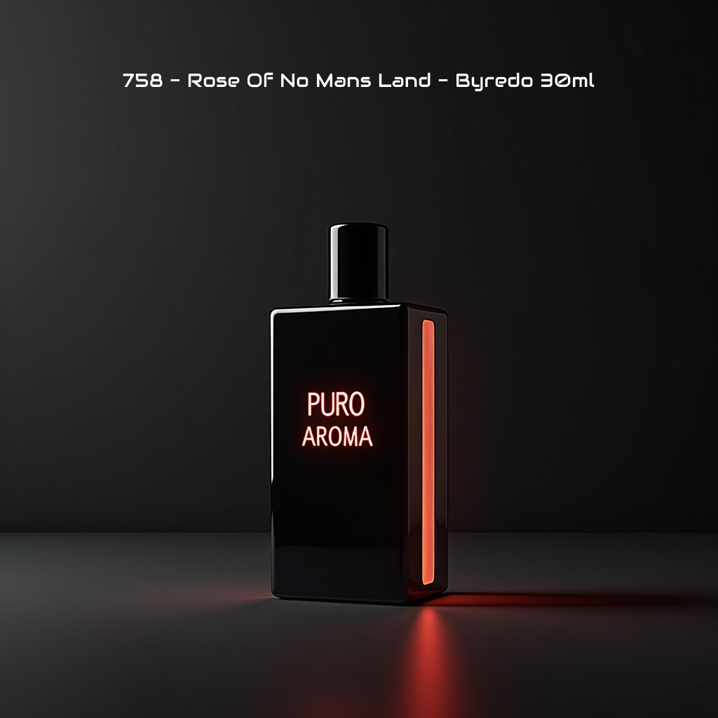 NICHO - Perfume Nº 758 Unisex - Ámbar Especiada - Byredo Rose Of No Man's Land - Rosas, Aromático, Terroso, Afrutado, Especiado Suave