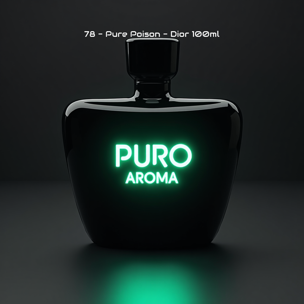 Perfume Nº 78 Femenino - Floral - Dior Pure Poison - Floral Blanco, Cítrico, Ámbar, Amaderado, Atalcado