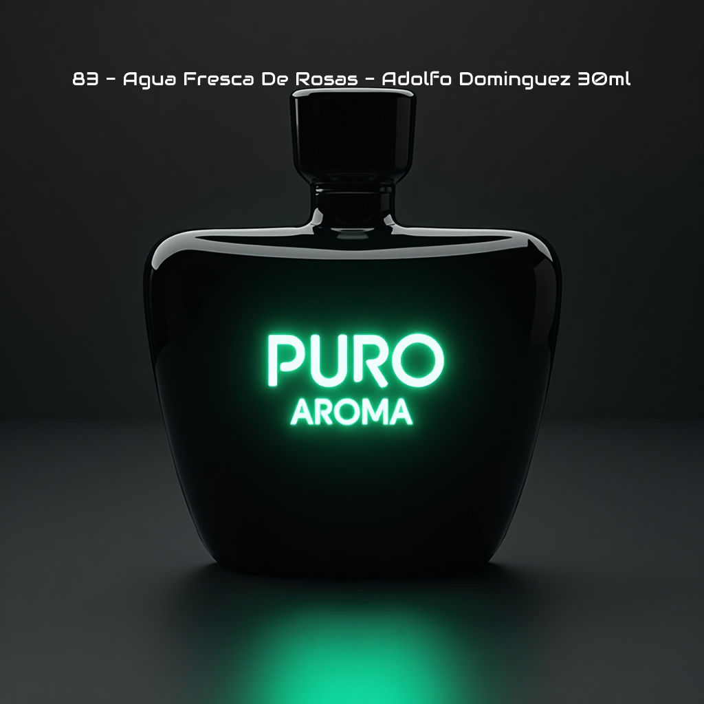 Perfume Nº 83 Femenino - Chipre Floral - Adolfo Dominguez Agua Fresca De Rosas - Rosa, Floral, Cítrico, Fresco, Amaderado