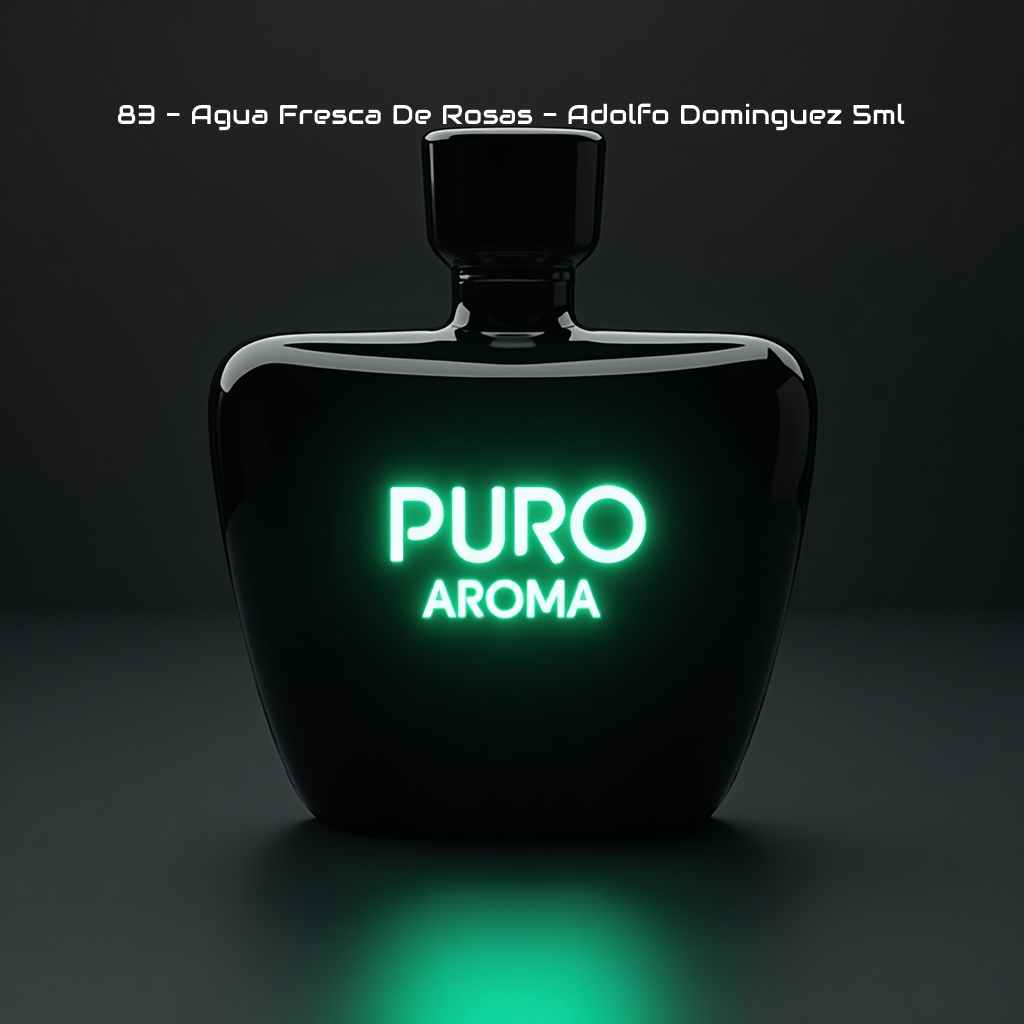 Perfume Nº 83 Femenino - Chipre Floral - Adolfo Dominguez Agua Fresca De Rosas - Rosa, Floral, Cítrico, Fresco, Amaderado