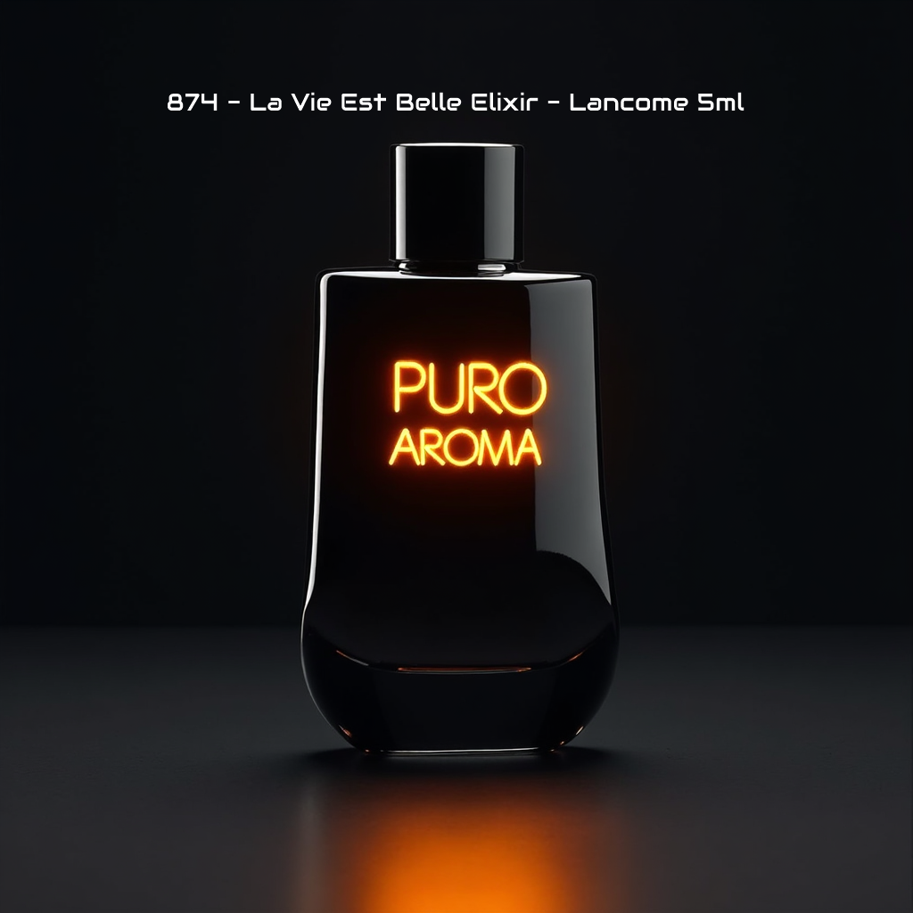 Perfume Nº 874 Femenino - Floral Frutal Gourmand - Lancome La Vie Est Belle Elixir - Dulce, Vainilla, Atalcado, Pachulí, Afrutado