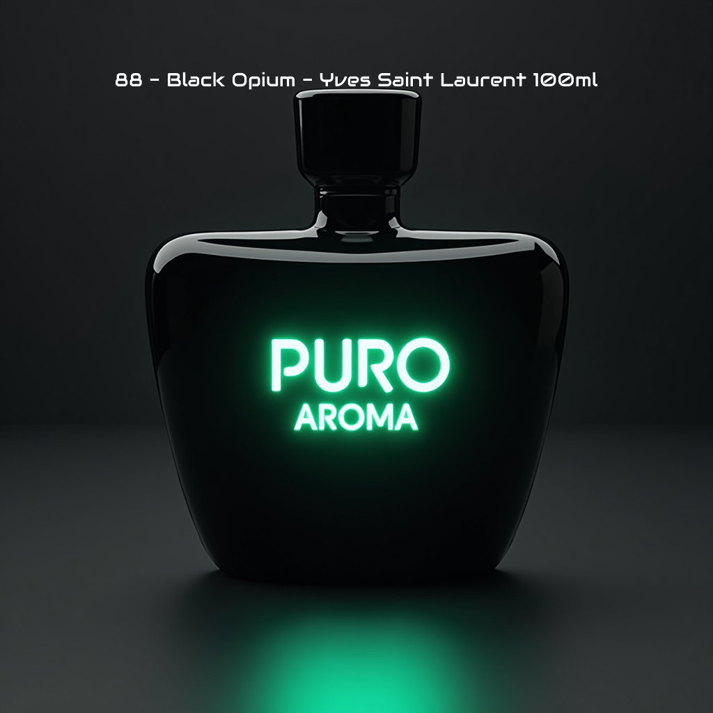 Perfume Nº 88 Femenino - Oriental Vainilla - Yves Saint Laurent Black Opium - Vainilla, Café, Dulce, Cálido Especiado, Floral Blanco