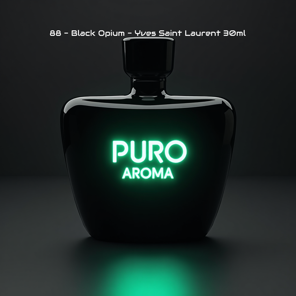 Perfume Nº 88 Femenino - Oriental Vainilla - Yves Saint Laurent Black Opium - Vainilla, Café, Dulce, Cálido Especiado, Floral Blanco