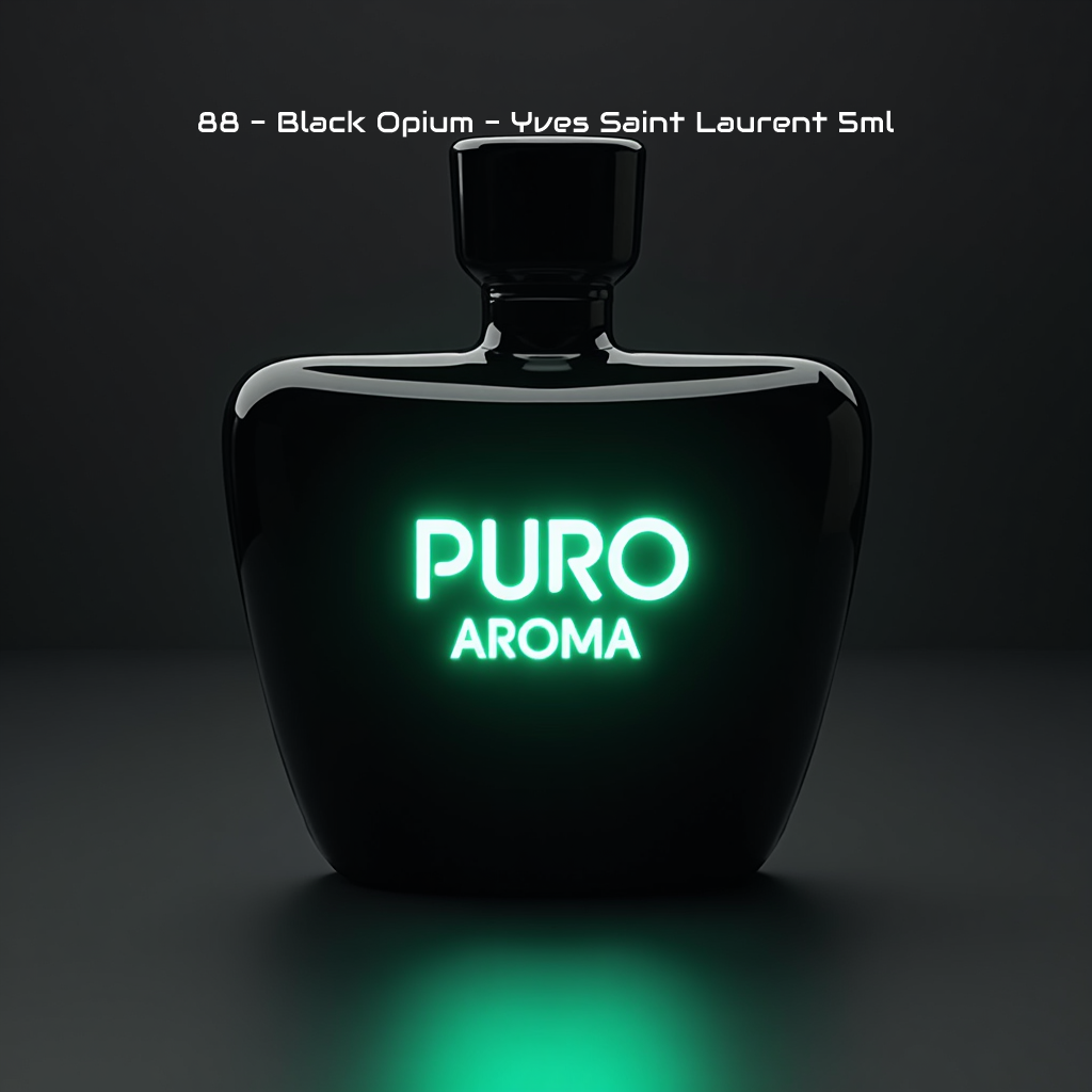 Perfume Nº 88 Femenino - Oriental Vainilla - Yves Saint Laurent Black Opium - Vainilla, Café, Dulce, Cálido Especiado, Floral Blanco