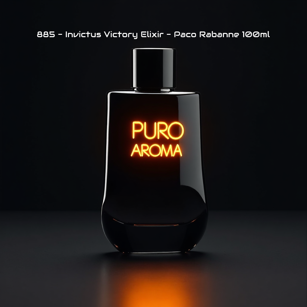 Perfume Nº 885 Masculino - Oriental Amaderada - Paco Rabanne Invictus Victory Elixir - Vainilla, Ámbar, Dulce, Especiado Fresco, Coco