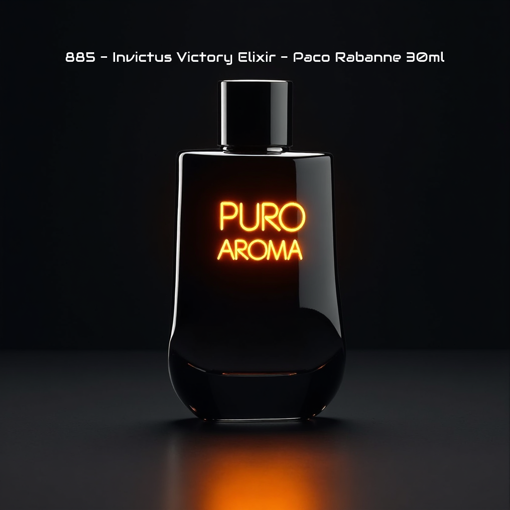 Perfume Nº 885 Masculino - Oriental Amaderada - Paco Rabanne Invictus Victory Elixir - Vainilla, Ámbar, Dulce, Especiado Fresco, Coco