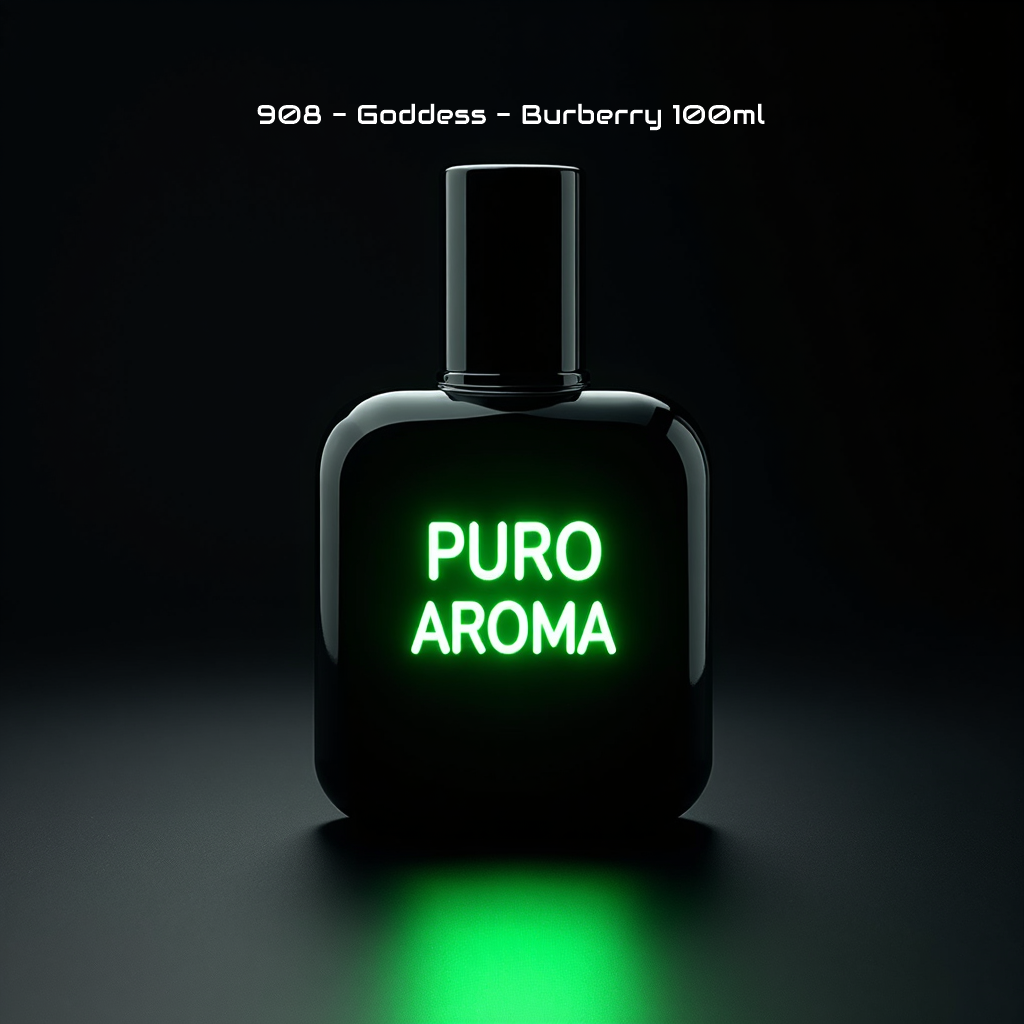 Perfume Nº 908 Femenino - Aromática - Burberry Goddess - Vainilla, Cálido Especiado, Aromático, Lavanda, Cacao