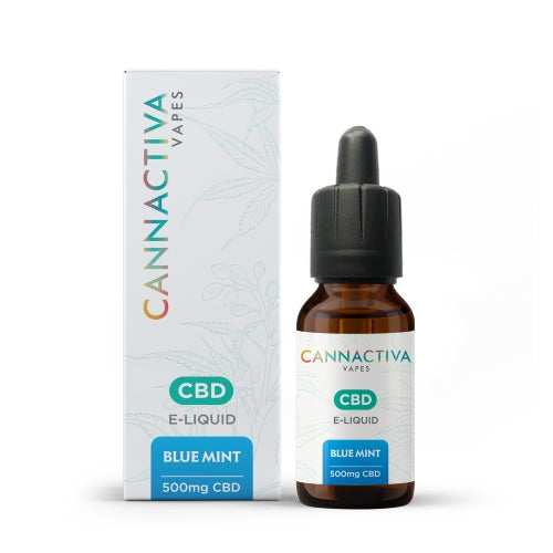 E-Liquid CBD – Blue Mint 5% CBD 100 Ml.