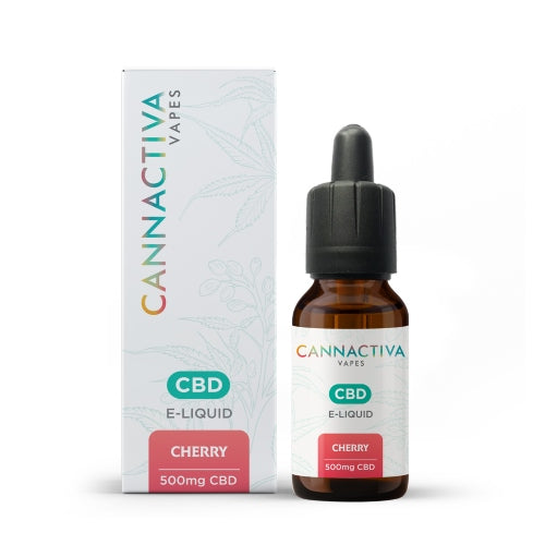 E-Liquid CBD – Cherry 5% CBD 100 Ml.