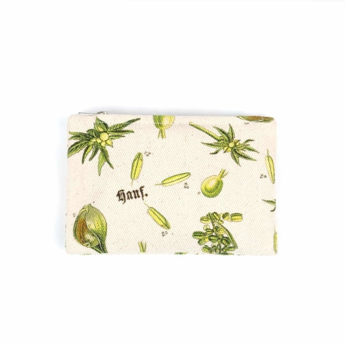 Pouch de ropa de cáñamo estampado