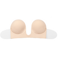 BYE-BRA - SUJETADOR SIN ASAS EN U BEIGE COPA C
