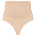 BYE-BRA - FAJA SIN COSTURAS ESTILO TANGA BEIGE TALLA L