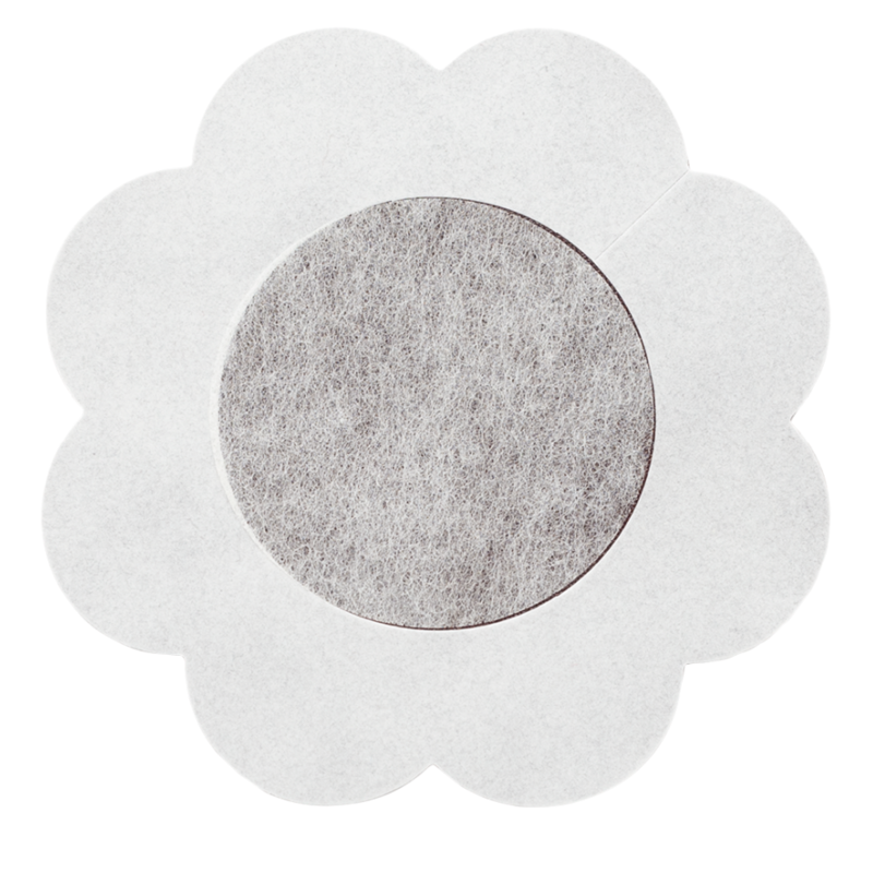 BYE-BRA - PEZONERAS FLOR PACK 3 UDS MARRÓN TALLA M