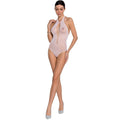 PASSION - WOMAN BS088 BODYSTOCKING BLANCO TALLA ÚNICA
