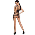 PASSION - WOMAN BS089 BODYSTOCKING NEGRO TALLA ÚNICA