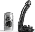 ALL BLACK - DILDO REALÍSTICO 19 CM