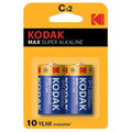 KODAK - MAX PILA ALCALINA C LR14 BLISTER*2