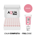 MOQ 200 - AQUA TRAVEL LUBRICANTE BASE AGUA SABOR FRESA Y NATA - 50 ML