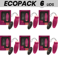 ECOPACK 6 UDS - RITHUAL PRIYA HUEVO CONTROL REMOTO G-SPOT + VIBRACIÓN