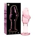 NEBULA SERIES BY IBIZA - MODELO 6 PLUG CRISTAL ROSA 12.5 CM -O- 4 CM