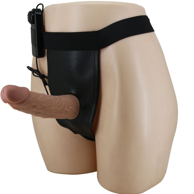 PRETTY LOVE - HARNESS BRIEFS CON VIBRACIÓN DILDO INCLUIDO