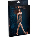 MOONLIGHT - MODELO 17 VESTIDO REJILLA NEGRO TALLA ÚNICA
