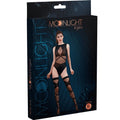 MOONLIGHT - MODELO 16 BODY & MEDIAS NEGRO TALLA ÚNICA