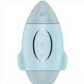 SATISFYER - MISSION CONTROL AZUL VIBRADOR PEQUEÑO DE DOBLE IMPULSO