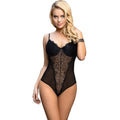BRUMA SECRET - VICTORIA TEDDY CON ENCAJE NEGRO M/L