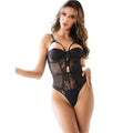 BRUMA SECRET - DÉBORA BODY ESTILO CORSET DE ENCAJE NEGRO M/L