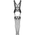 LIVCO CORSETTI FASHION - JULOVE BODYSTOCKING NEGRO TALLA ÚNICA
