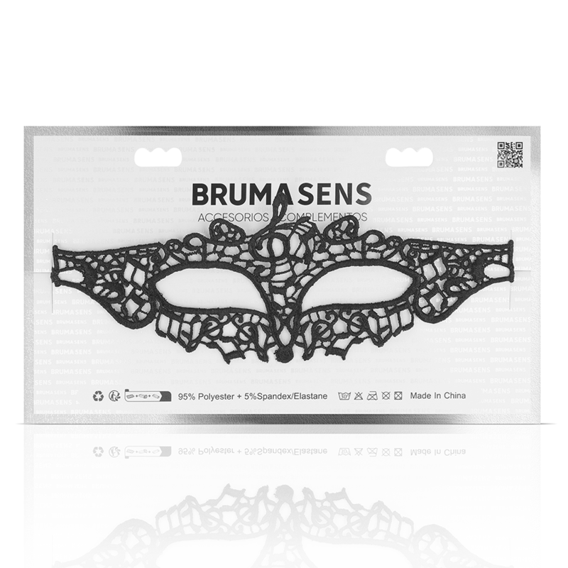 BRUMA SECRET - ANTIFAZ DE ENCAJE NEGRO MODELO 2