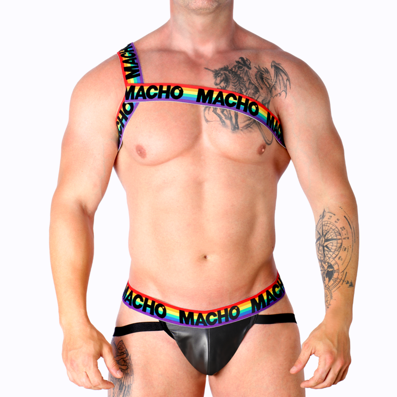 MACHO - ARNÉS ROMANO PRIDE S/M