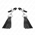 KINK - PINZAS PARA PEZONES CON BORLAS DE POLIPIEL 6 CM