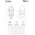 LIVCO CORSETTI FASHION - RUBIKA LC XG079 BODY CON GARGANTILLA NEGRO M