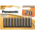 PANASONIC - BRONZE PILA ALCALINA AA LR6 BLISTER*20