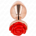 KINK - PLUG ANAL ORO ROSADO ROSA ROJA L