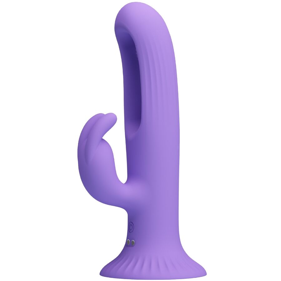 PRETTY LOVE - KILLMOULIS VIBRADOR RABBIT 12 MODOS DE VIBRACIÓN MORADO
